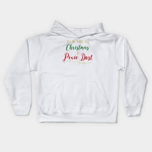 All We Want For Christmas (Color) Kids Hoodie